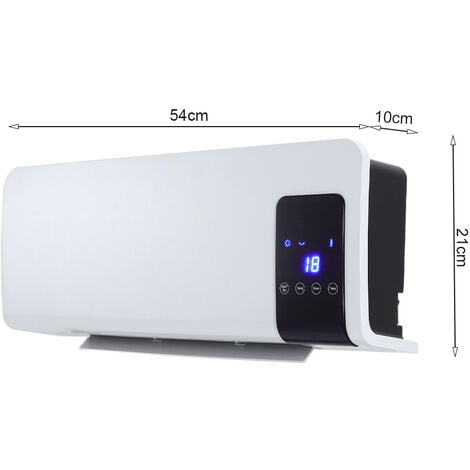 Wall Mounted Electric Heater with Remote Control