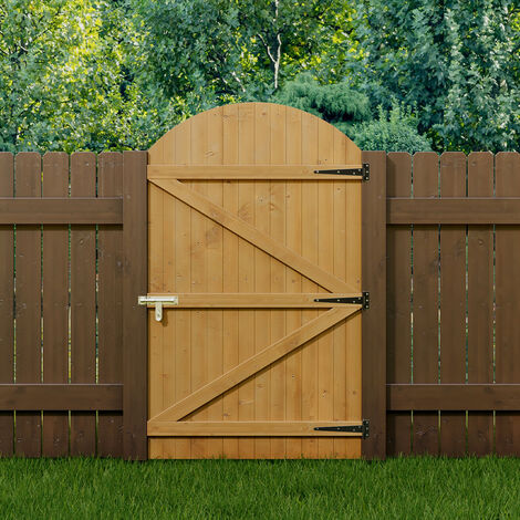 150cm Arch Top Strong Wooden Garden Gate