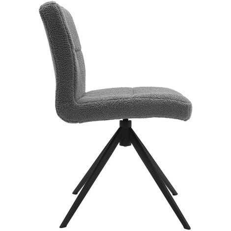 2Pcs Plush Breakfast Bar Stools,Grey