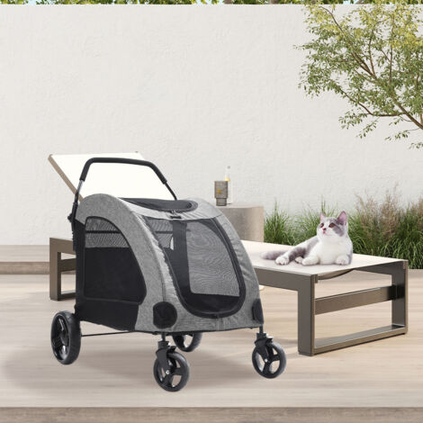 Collapsible Pet Stroller for Cats and Dogs