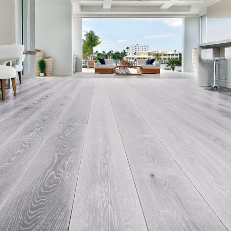 21Pcs Rustic Style Wood Plank PVC Flooring
