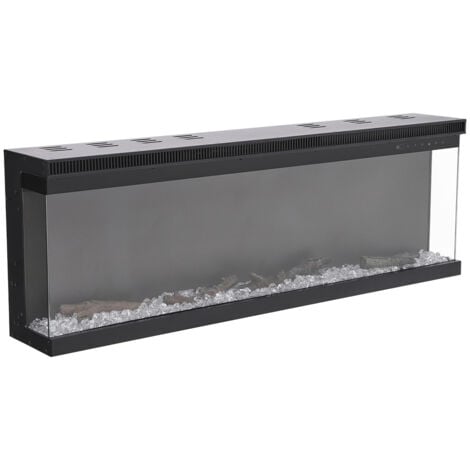 40 Inch Wall Mounted 3 in 1 Electric Fireplace 5120 BTU Inset Fireplaces