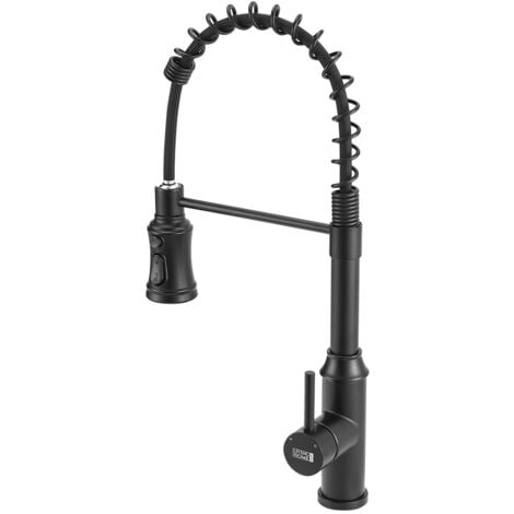 New Kitchen Swivel Pulldown Faucet, Black