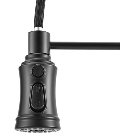 New Kitchen Swivel Pulldown Faucet, Black
