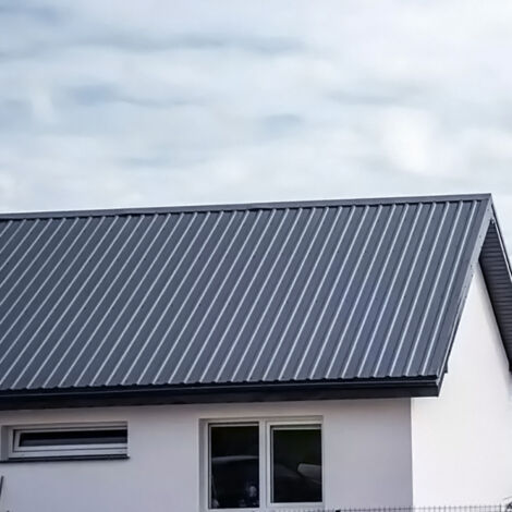 129cm L Grey Set of 6 Steel Corrugated Panels