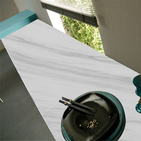500CM Marble Kitchen Waterproof Oilproof Self Adhesive Wall Paper for Countertop (1/5)