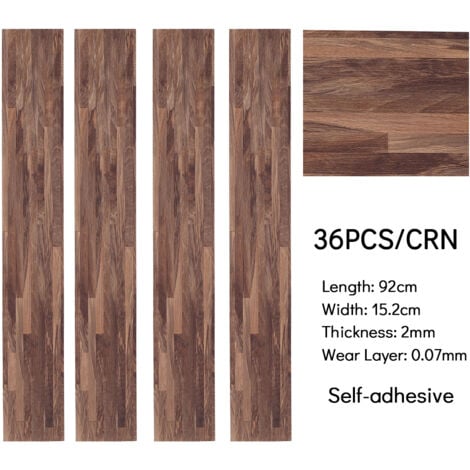 PVC Wooden Self adhesive Laminate Flooring Planks