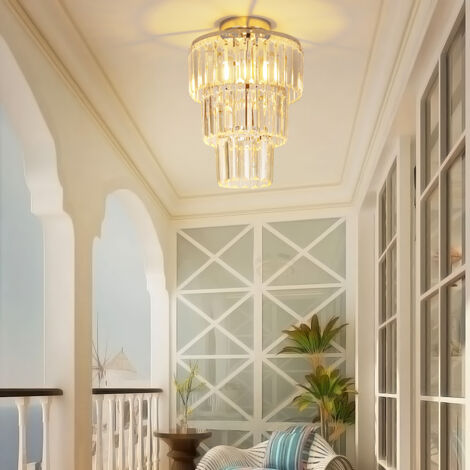 Modern 30x35cm Crystal Mount Ceiling Light (1/5)