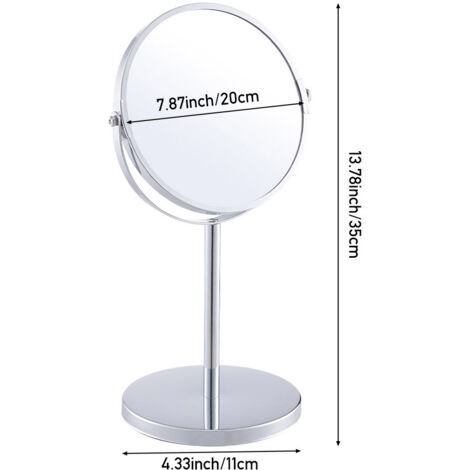 8 Inch Double Sided Tabletop Mirror