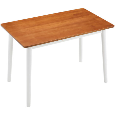 Reddish Brown 108cm W Rectangular Wooden Dining Table
