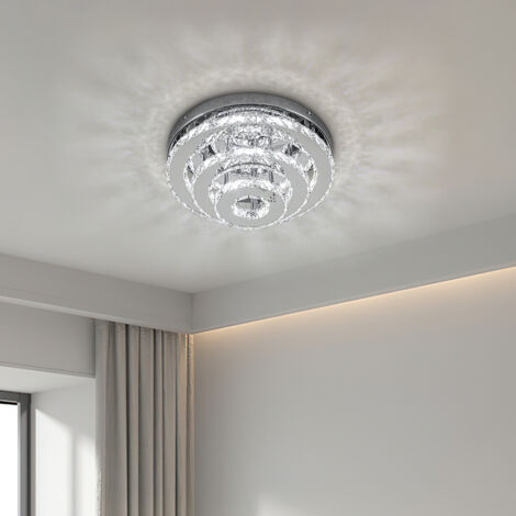 3-Tier Chic Crystal Ceiling Light with Chrome Finish