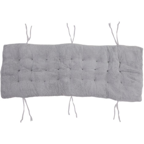 Winter Grey Plush Sherpa Lounger Cushion 125cm(W) x 48cm(D)