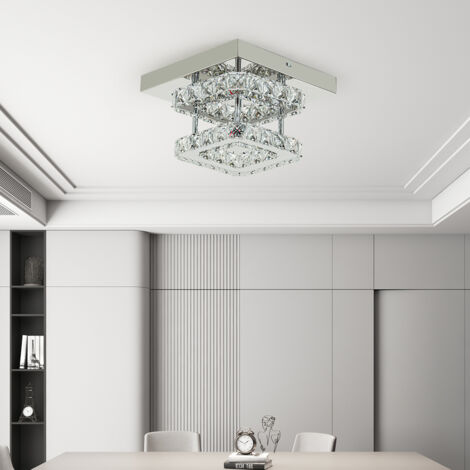 Double Tier Square Crystal Celling Light (1/5)