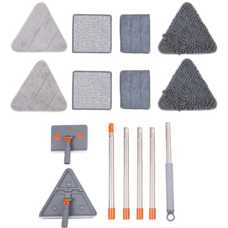 Wall Cleaning Mop Set with Adjustable Rod (1/5)