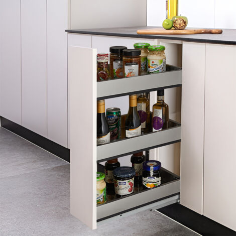 3-Tier Kitchen Cabinet Pull Out Shelf Organizer (1/5)