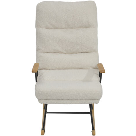 Target Sherpa Rocking Chair Sherpa Upholstered Adjustable Rocking Chair