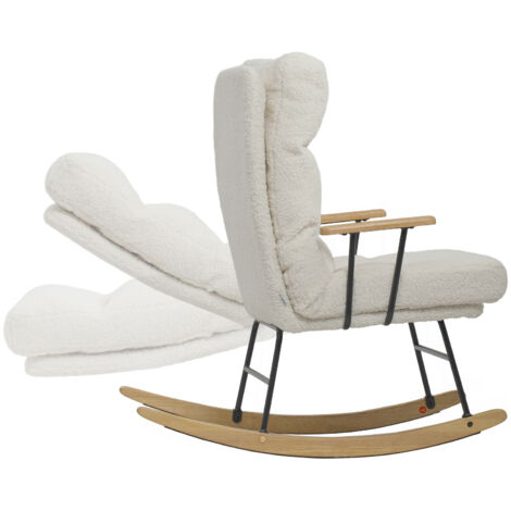 Target Sherpa Rocking Chair Sherpa Upholstered Adjustable Rocking Chair