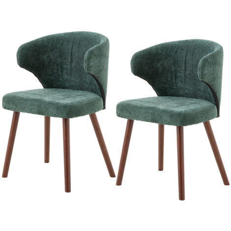 Set of 2 Upholstered Dining Chairs (1/3)