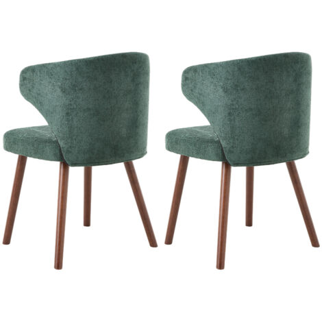 2 Pack Upholstered 360° Swivel Dining Chairs With Metal Legs - On Sale