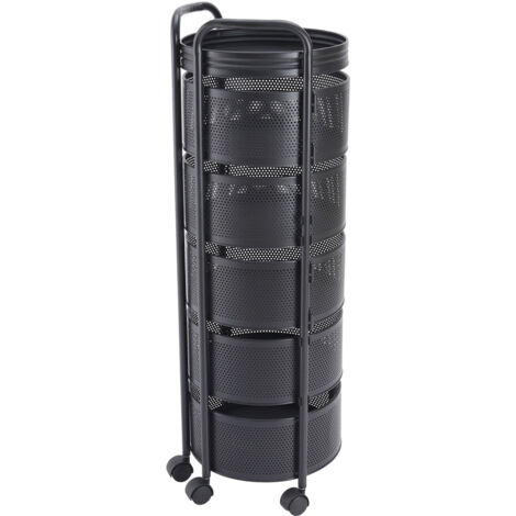 2-Tier Kitchen Rotating Storage Rack (1/3)