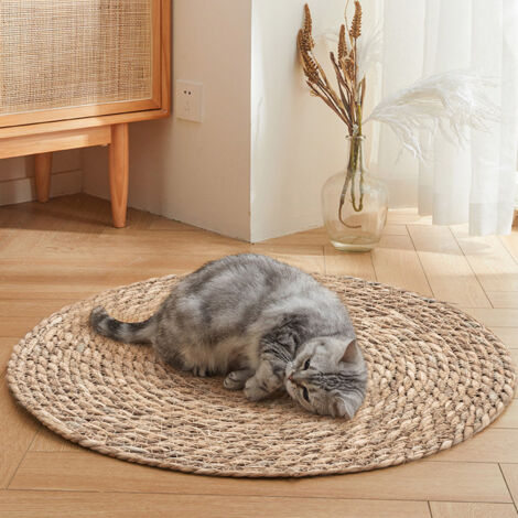 Round Floor Cat Scratching Mat (1/5)
