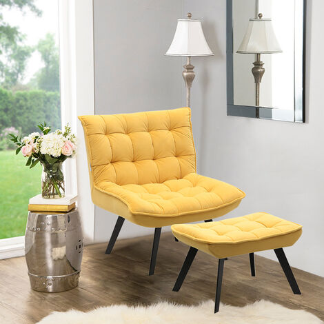 yellow bedroom stool