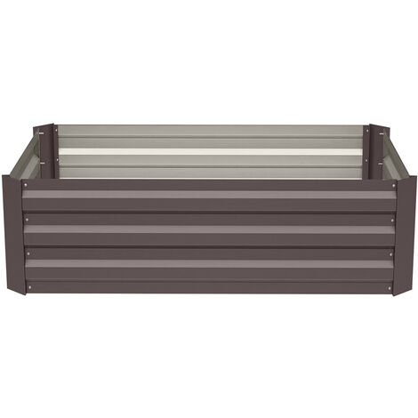 Garden Planter Raised Bed Outdoor Vegetable Plants Flowers Pots Box, S