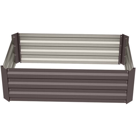 Garden Planter Raised Bed Outdoor Vegetable Plants Flowers Pots Box, S