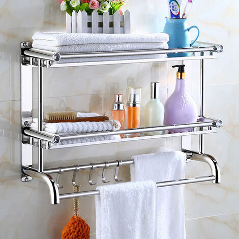 Stainless Steel Wall Mounted Towel Rail Holder