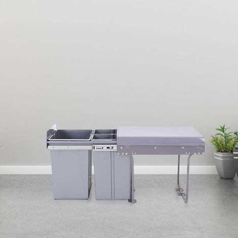 40L Pull Out Recycling Waste Bin (1/5)
