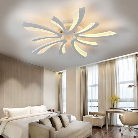 Modern V Shape LED Chandelier Ceiling Light , 5 Head Dimmable