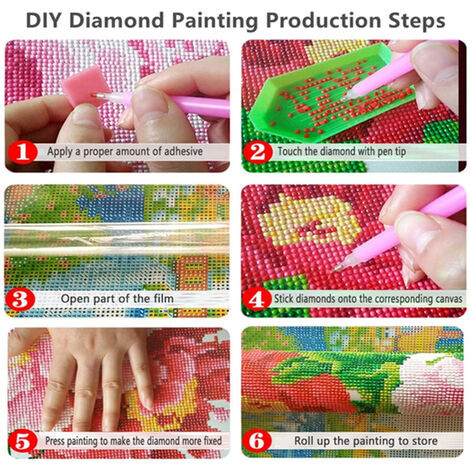 1pc Monster 5d Full-drill Diamond Painting Easel Stand Diy Wall Art Decor  For Living Room, Study, Bedroom