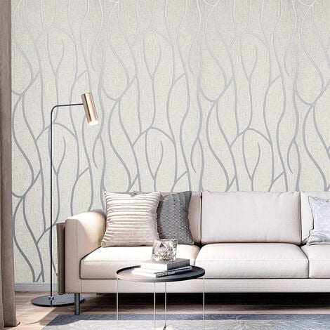 Moranne Light Grey Brushstroke Texture PP3201  Wallpaper Sales