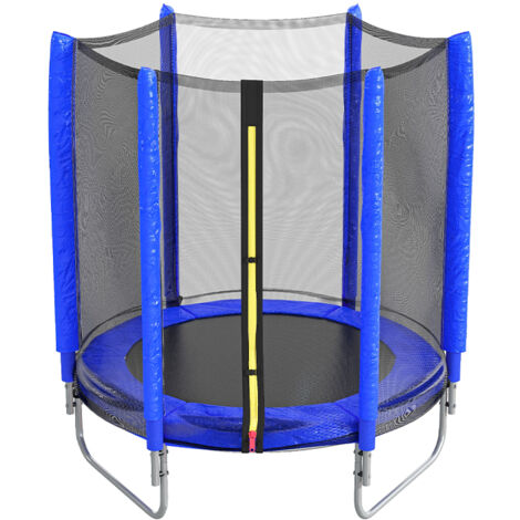 5ft Kids Trampoline with Enclosure Safety Net for Outdoor Playground,Blue