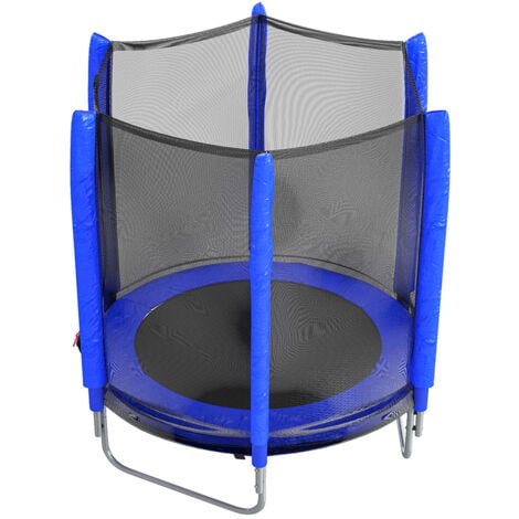 5ft Kids Trampoline with Enclosure Safety Net for Outdoor Playground,Blue