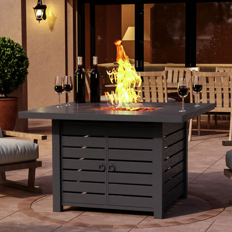 Firepit Outdoor Patio Table Propane Gas, Backyard Fire Pit Ideas Propane