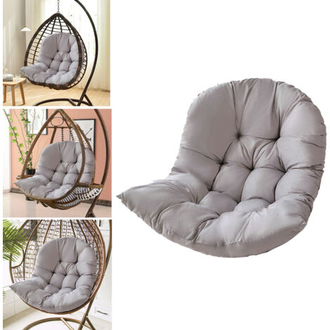 Papasan Chair Cushion DXDRT Foldable Egg Swing Chair Cushion, Egg