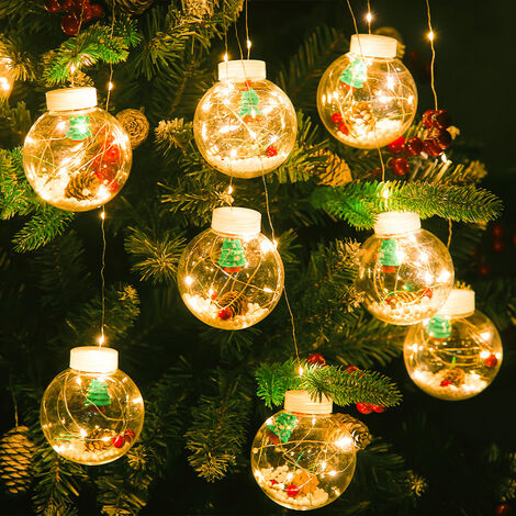 christmas light tree balls