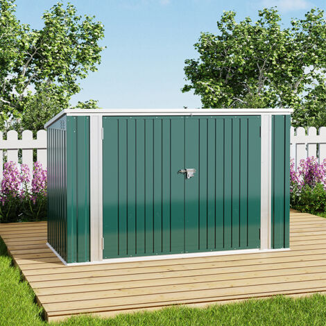 7ft Bike Sheds Bicycle Storage Shed Bicycle Debris Storage Shed, Green