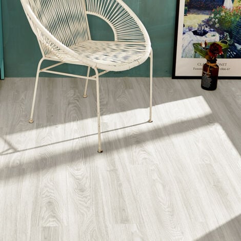36pcs Grey PVC Wooden Self adhesive Laminate Flooring Planks