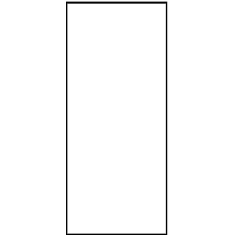 120cm Black Modern Slim Frame Length Wall Mirror