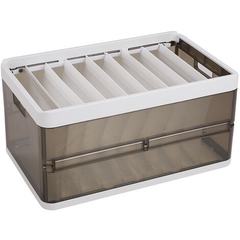 Folding Clothes Drawer Storage Box with Dividers