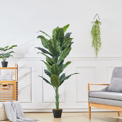 160cm Artificial Tropical Spathiphyllum Tree Plant in Pot
