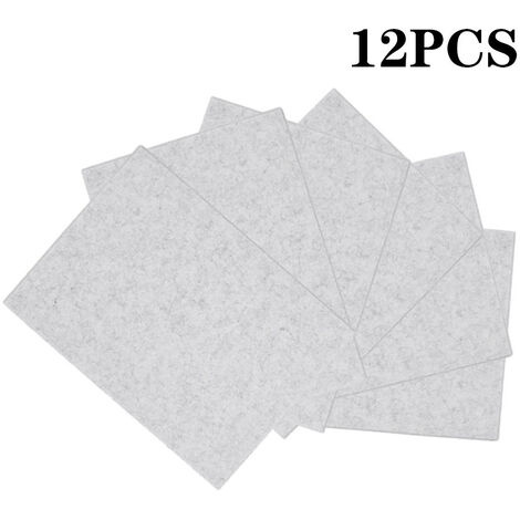 Silvery Grey 12pcs Acoustic Panels Studio Soundproofing Wall Tiles (1/5)