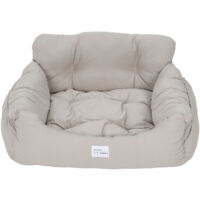 Light Grey 60cm Travel Pet Bed with Pockets