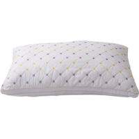 White Height-adjustable Comfortable Baby's Breath White Double-sided Pillow Core 74cm x 48cm x 14cm