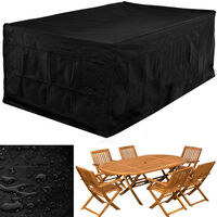 Extra Large Garden Patio Rattan Table Chair Set Waterproof Cube Furniture Cover