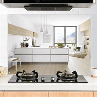 Stainless Steel Glass Kitchen Splashback 600mm x 700mm
