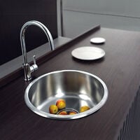 Mordern Stainless Steel Kitchen Sink Single Bowl With Waste Plumbing Kit