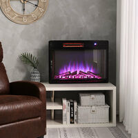 26 inch Electric Insert Heater Fireplace 3 Flame Colours with Remote Control